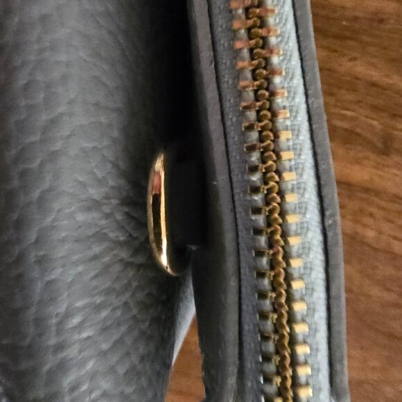 Italian Blue Genuine Leather Borse in Pelle Purse w/Magnetic Closure - Picture 11 of 14